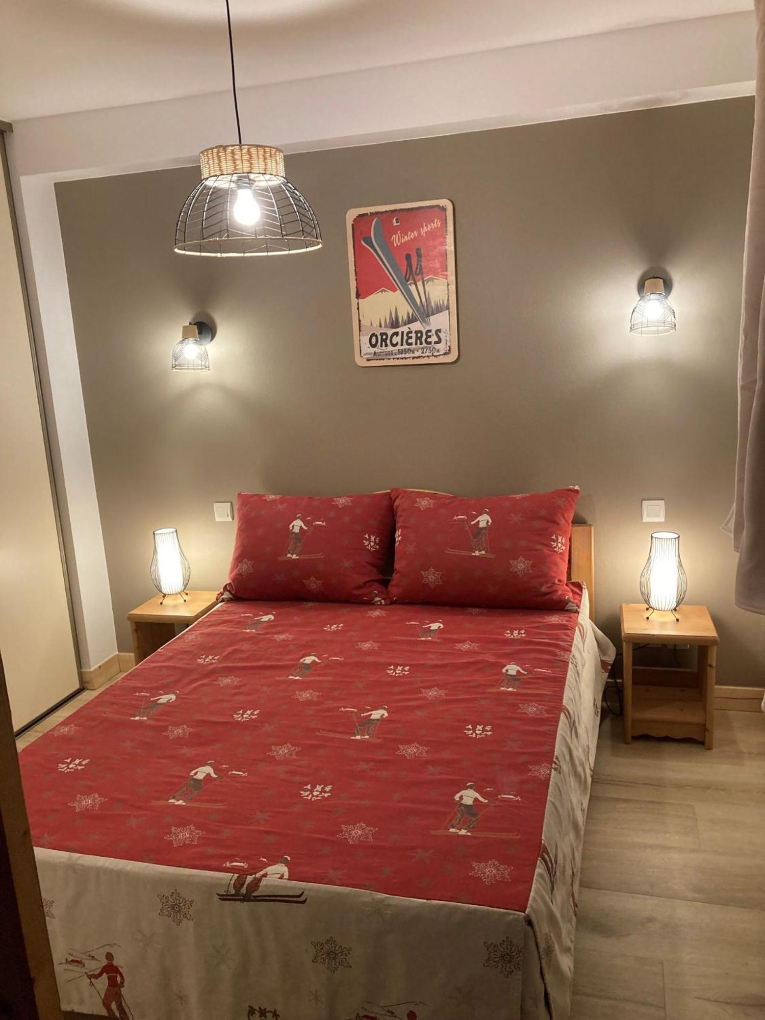 A203- Appartement 2 Pieces Cabine 6 Personnes Orcieres Bagian luar foto